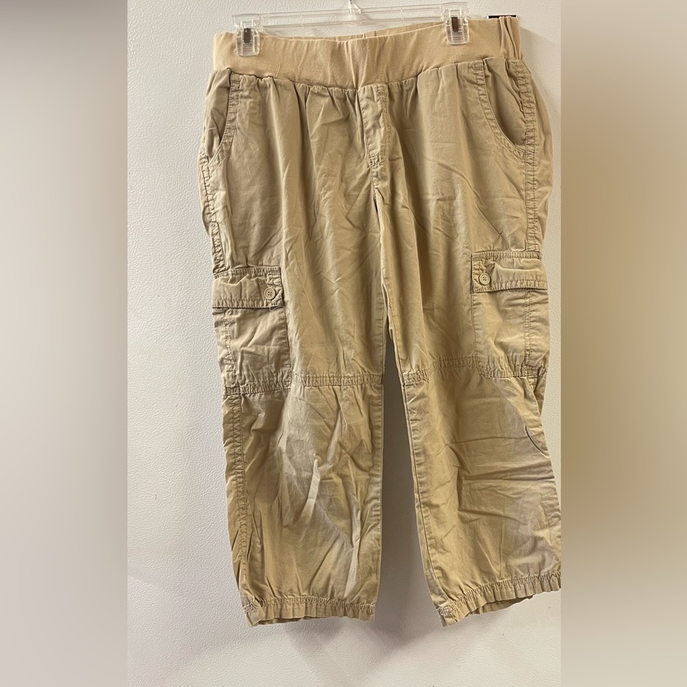 Two hearts maternity capri pants size M - Picture 2 of 4